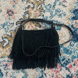 Rebecca Minkoff | Black Fringe Crossbody